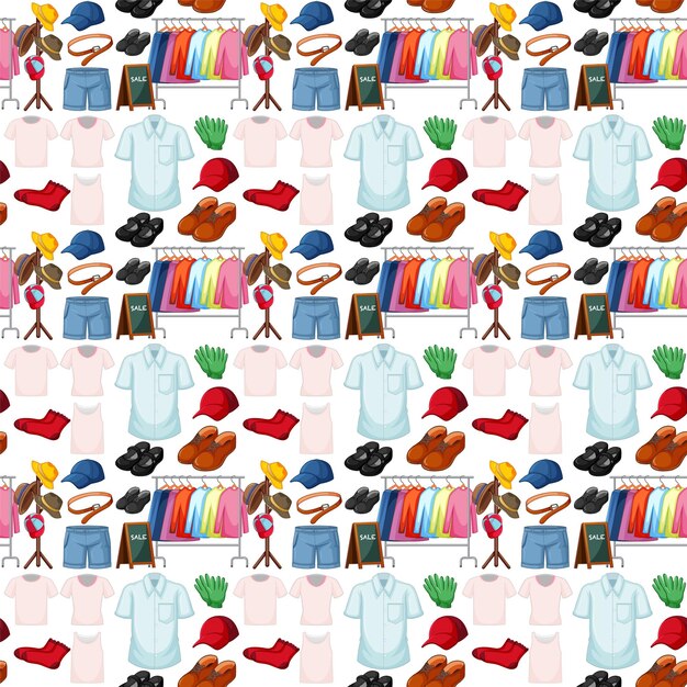 Diseño de fondo transparente con tema de tela sobre fondo blanco
