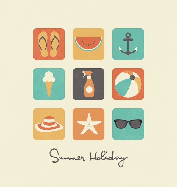 Diseño de fondo de verano