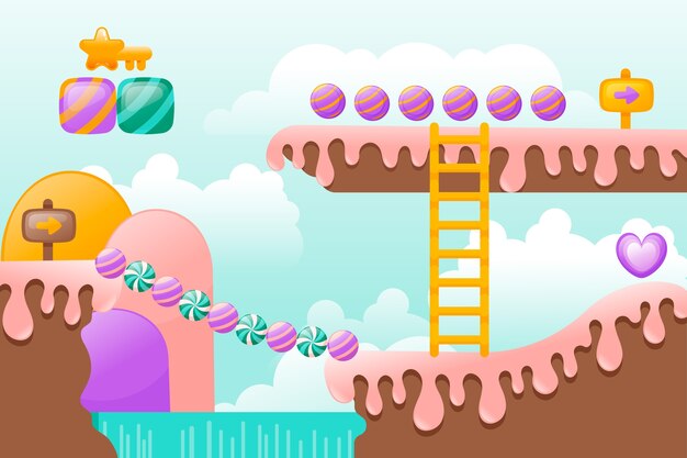 Diseño de fondo de videojuegos