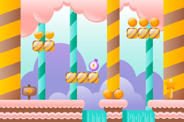 Diseño de fondo de videojuegos