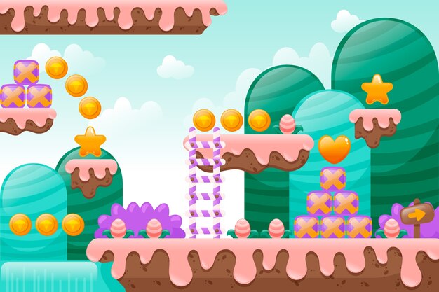 Diseño de fondo de videojuegos