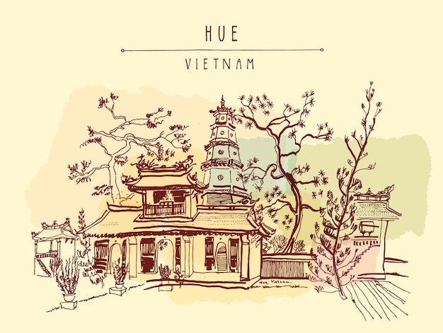 Diseño de fondo de vietnam