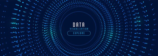 diseño de fondo de visualización de datos tecnológicos futuristas