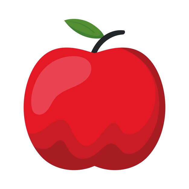 diseño de fruta de manzana