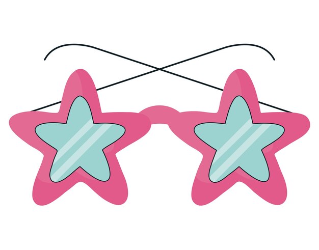 diseño de gafas de sol de estrella
