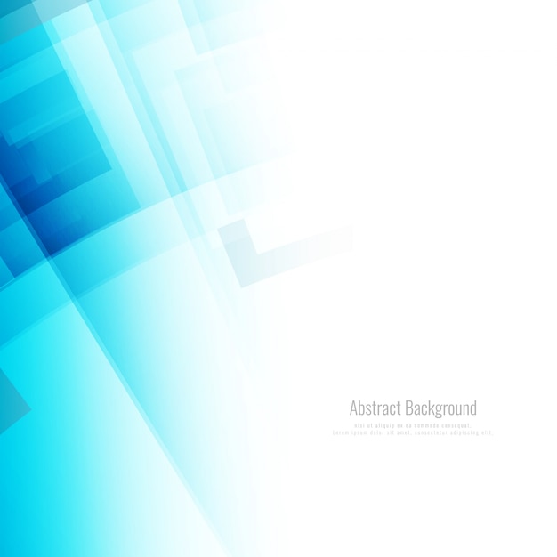 Diseño geométrico azul abstracto de fondo