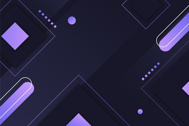 Diseño geométrico degradado sobre fondo oscuro