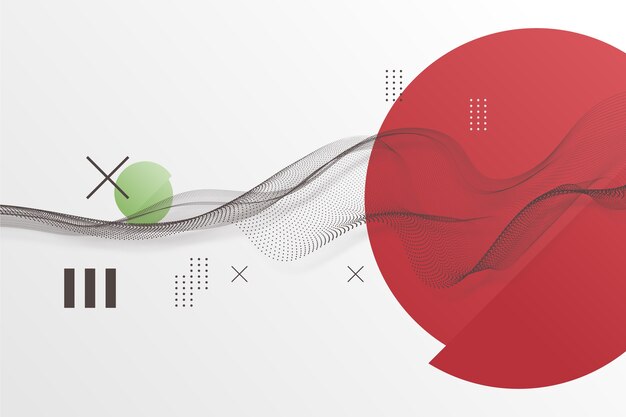 Diseño geométrico de estilo japonés