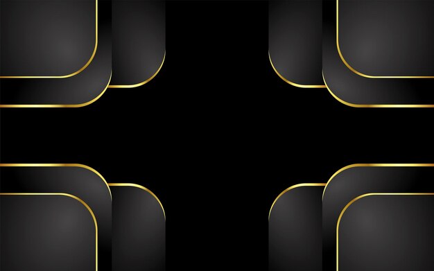 diseño de gradiente geométrico de fondo negro