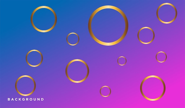 Diseño de gradiente de onda de fondo de lujo