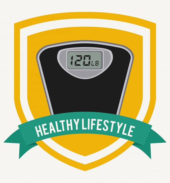 diseño gráfico de estilo de vida saludable