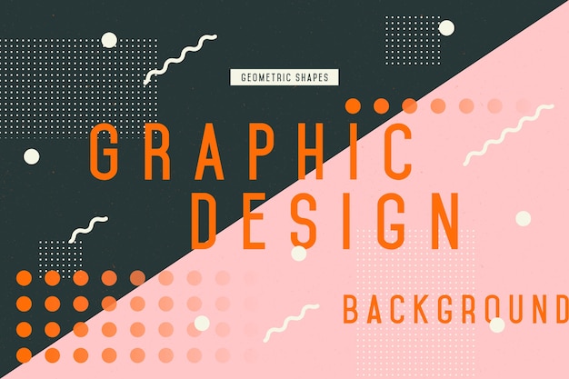 Diseño gráfico fondo geométrico