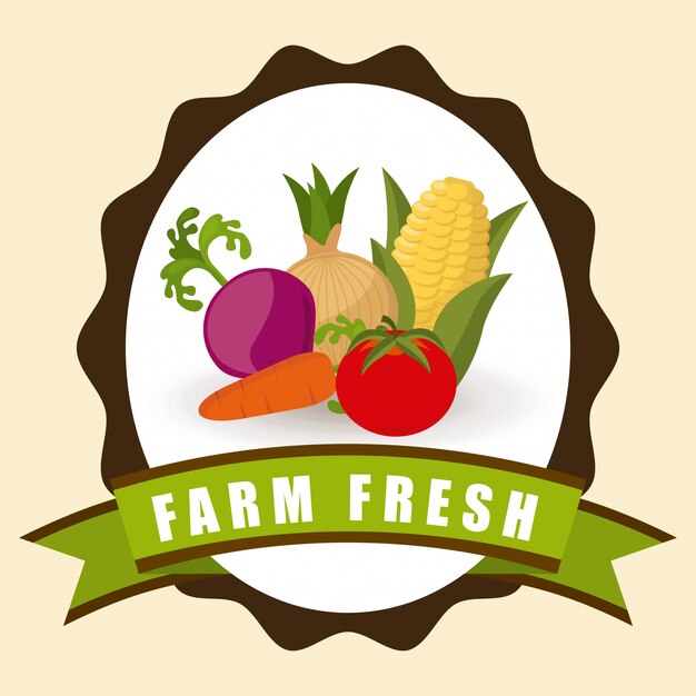 diseño gráfico de granja