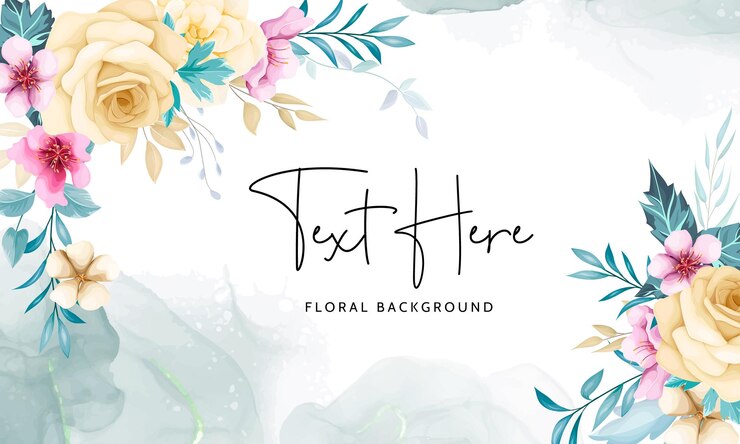 Vector gratuito diseño hermoso del fondo de la flor del dibujo de la mano