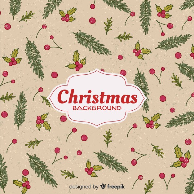 Diseño hermoso de fondo de navidad