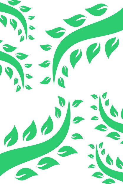 diseño de hoja de fondo vectorial