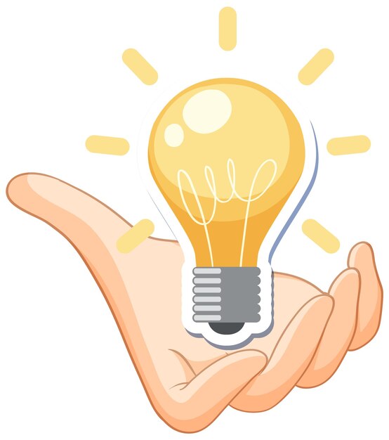 Diseño de icono de bombilla