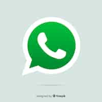 Vector gratuito diseño de icono de whatsapp