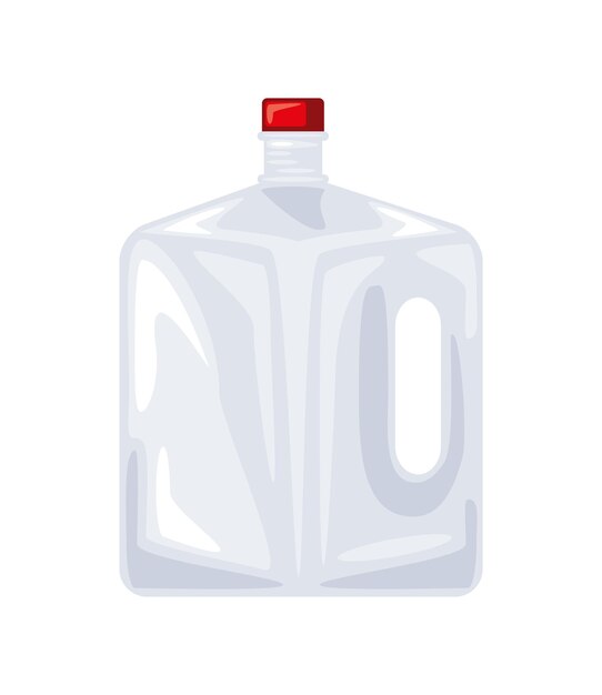 diseño de ilustración aislado de galón de botella
