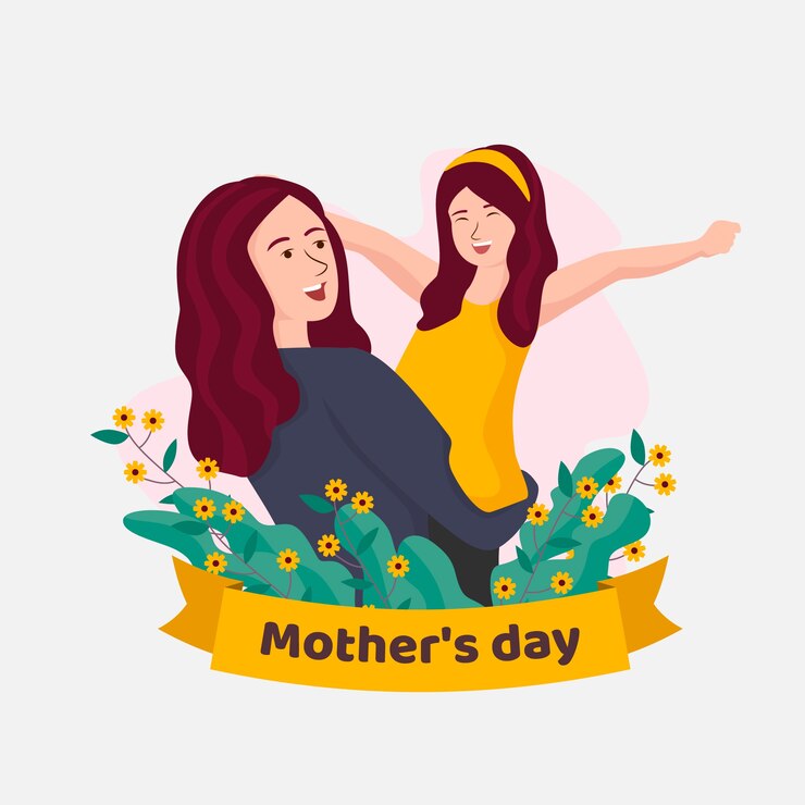Vector gratuito diseño de ilustración del día de la madre