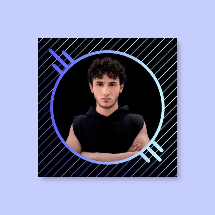 Vector gratuito diseño de imágenes de perfil de instagram