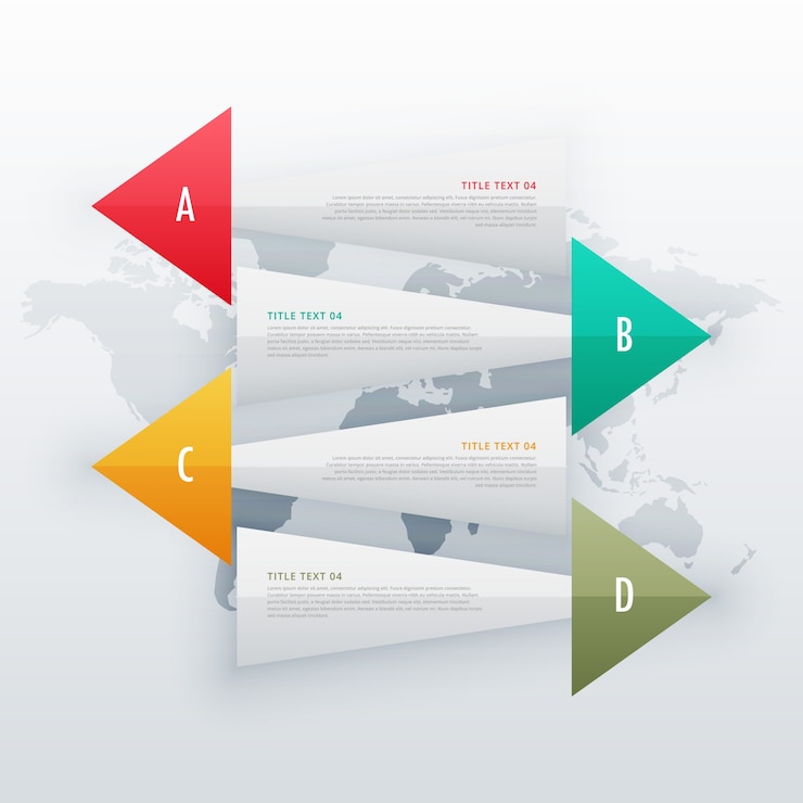 Vector gratuito diseño infográfico con pasos