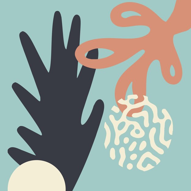 Diseño inspirado en Matisse para arte de pared de lienzo.