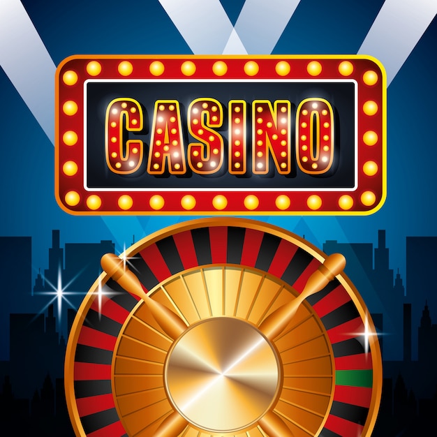 Vector gratuito diseño de juegos de casino