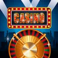Vector gratuito diseño de juegos de casino