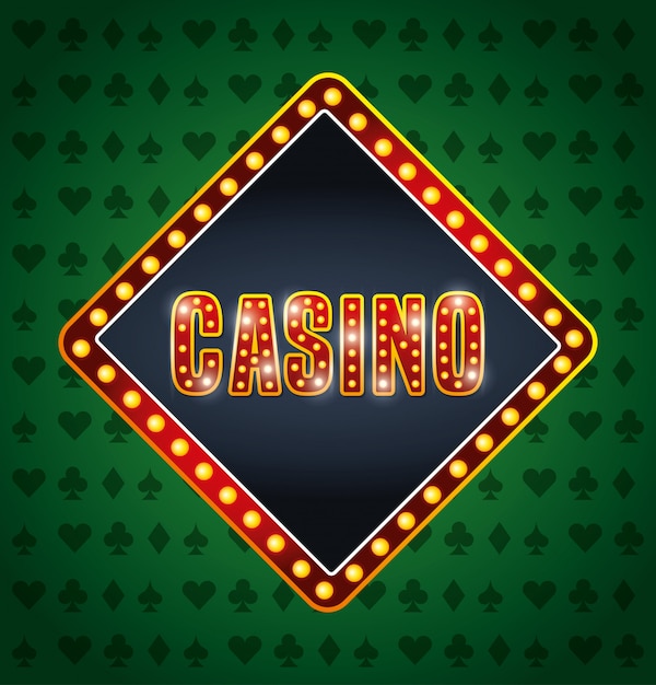 Vector gratuito diseño de juegos de casino