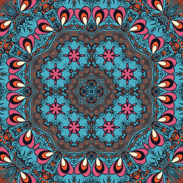 Diseño de kaleidoscopio abstracto