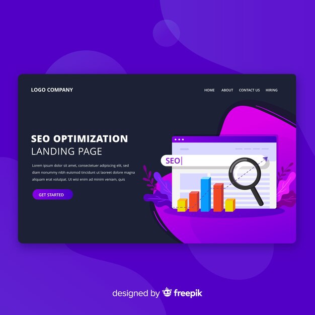 Diseño de landing page para optimización seo