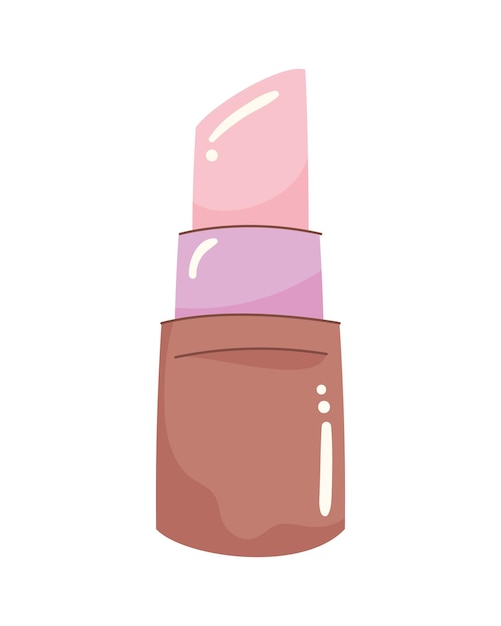 Diseño de lápiz labial rosa