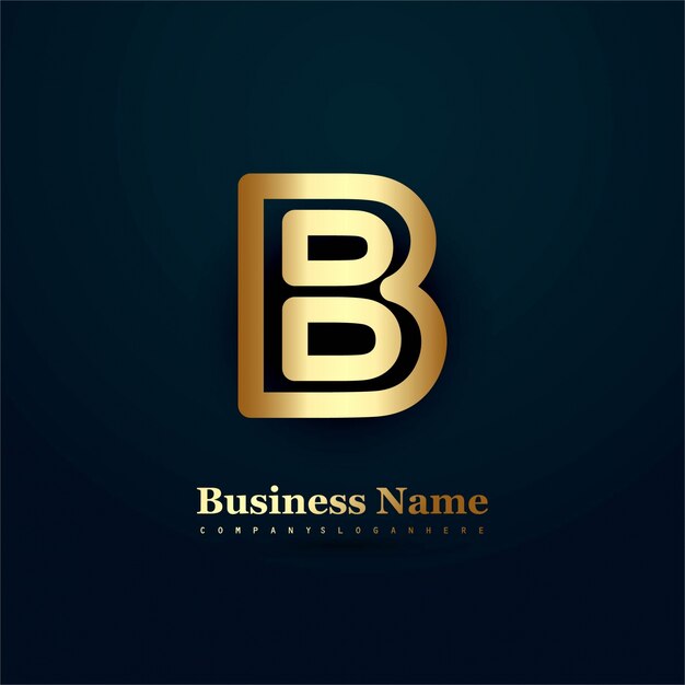 diseño de letra b