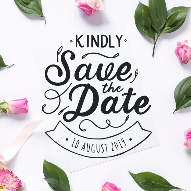 Diseño de letras de boda
