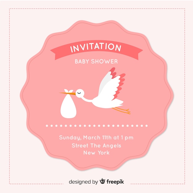 Diseño lindo de baby shower