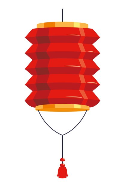 diseño de linterna roja china