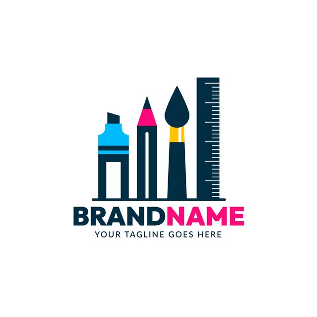 Diseño de logo de papelería