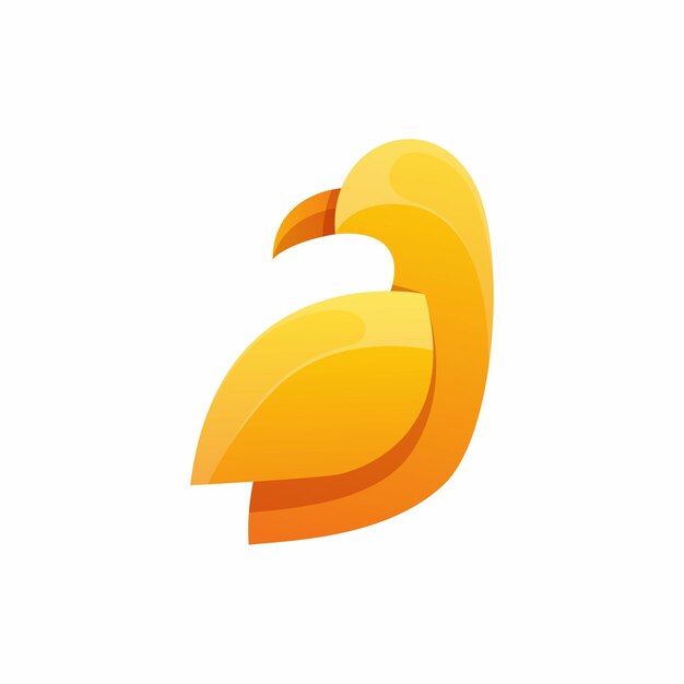 diseño de logotipo creativo de pájaros coloridos