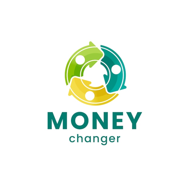 Diseño de logotipo de dinero dibujado a mano
