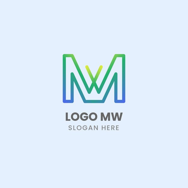 Diseño de logotipo de empresa mw