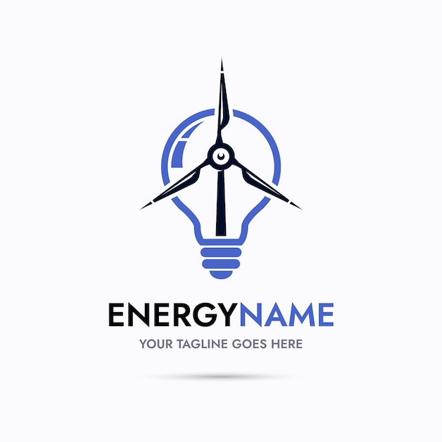 Vector gratuito diseño de logotipo de energía renovable