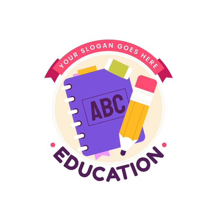 Vector gratuito diseño de logotipo de escuela primaria dibujado a mano