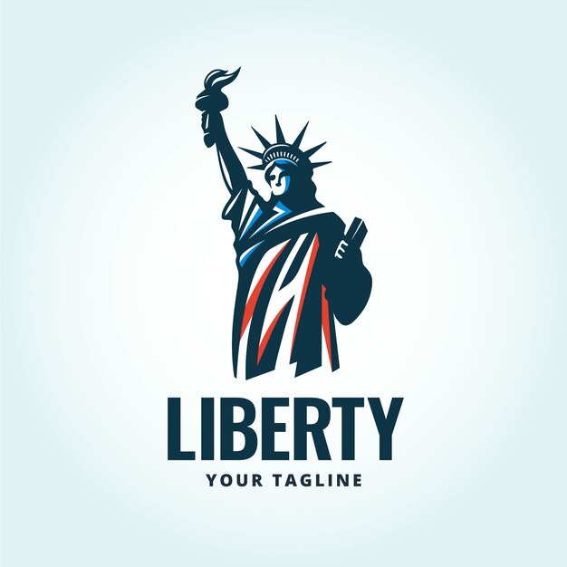Diseño del logotipo de la Estatua de la Libertad