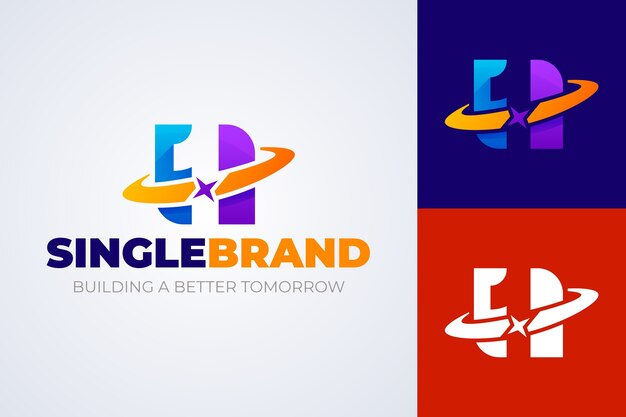 Diseño del logotipo de Gradient 1