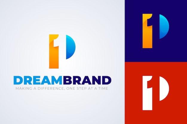 Diseño del logotipo de Gradient 1