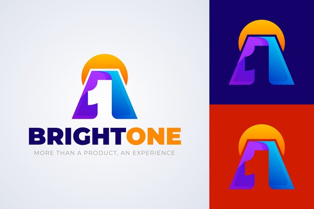 Diseño del logotipo de Gradient 1