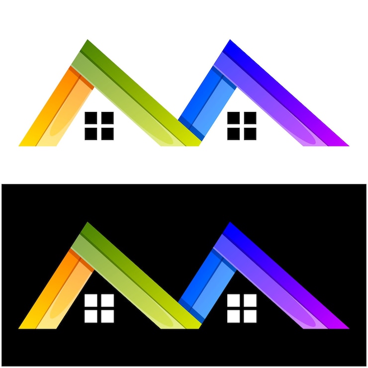 Vector gratuito diseño de logotipo de icono colorido