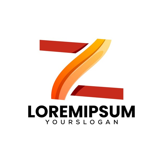 diseño de logotipo de icono de gradiente abstracto