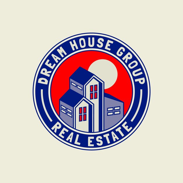 Diseño de logotipo inmobiliario dibujado a mano